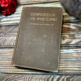 Composition and Rhetoric Lockwood Emerson 1901 Antique High School English Text