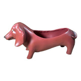 Allen Designs Dachshund Wienie Dog Planter Flower Pot