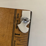 Ruth Bader Ginsburg Earrings Crown Notorious RBG Pierced Stud Handcrafted .75”
