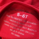 Charlie’s Project Red Ruffled Twirl Dress Pantaloons Size 5/6 Sunday Dressy New