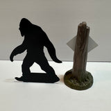 Department 56 Sasquatch Crossing Sign with Bigfoot Silhouette Dept 56 Village New