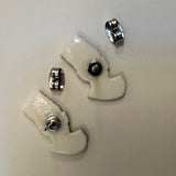 Ruth Bader Ginsburg Earrings Crown Notorious RBG Pierced Stud Handcrafted .75”