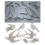 Iron Orchid Designs IOD Birdsong Mould 6” x 10”