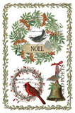 Iron Orchid Designs IOD Winter’s Calling Transfer Pad, 8 Pages 8” x 12” Tree Bird Month