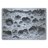 Iron Orchid Designs IOD Felicite Roses 5 x 7” Mould Floral Bouquet