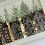 Iron Orchid Designs IOD Old Colchester Road Mould 6” x 10” Mold English Cottage House New
