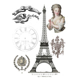 Iron Orchid Designs IOD Brocante Rub On Transfer Pad 8 Pages, 12” x 16”