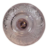 Mosser Passion Pink Glass Ring Holder Dish USA New Mother Bride