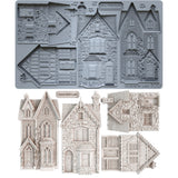 Iron Orchid Designs IOD Charlbury Lane 6” x 10” Mould English Cottage House New