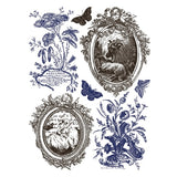 Iron Orchid Designs IOD Hameau de la Reiner Paint Inlay 12 x16” Pad™ French Farmhouse Floral