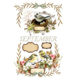 Iron Orchid Designs Santa's Hollow Rub On Transfer Pad, 8 Pages, 8” x 12”.  Limited Edition