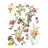 Iron Orchid Designs Saint Germain Rub On Transfer Pad, 8 Pages, 12” x 16”