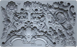 Iron Orchid Designs IOD Cadré Mould™ 6” x 10” Mold Cherubs Roses Scrollwork