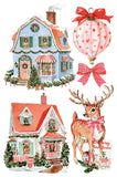 Iron Orchid Designs IOD Darling Holiday Transfer Pad, 8 Pages, 8” x 12” Kitschy Cute Christmas New