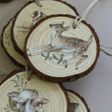 Iron Orchid Designs IOD The Bramblewood Diaries Transfer Pad, 8 Pages 8” x 12” Months Birds Deer