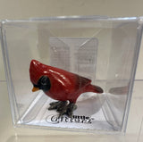 Little Critterz Cardinal Miniature Porcelain Figurine 1.75” New