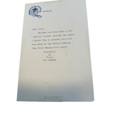 RARE Gil Brandt Signed Letter Dallas Cowboys First 25 Years Book HOF Vintage Texas