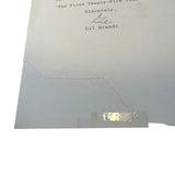 RARE Gil Brandt Signed Letter Dallas Cowboys First 25 Years Book HOF Vintage Texas