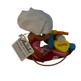 Annalee Conversation Chef Hearts Mouse Felt Figure New Valentine