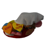 Annalee Conversation Chef Hearts Mouse Felt Figure New Valentine