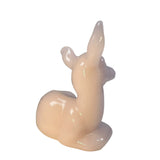 Mosser Fawn Art Glass Deer Crown Tuscan Pink Woodland Easter Spring Forest  3.75” New