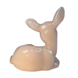 Mosser Fawn Art Glass Deer Crown Tuscan Pink Woodland Easter Spring Forest  3.75” New