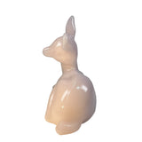Mosser Fawn Art Glass Deer Crown Tuscan Pink Woodland Easter Spring Forest  3.75” New