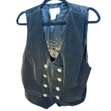Vintage Apart Black Velvet Vest Women’s Size 14 Classic Annie Hall Whimsygoth