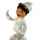 Annalee White Jubilee Doll Elf 9” Pose-able New Christmas Holiday
