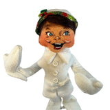 Annalee White Jubilee Doll Elf 9” Pose-able New Christmas Holiday