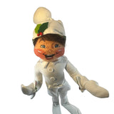 Annalee Doll 14" White Elf Pose-able New Hand Painted Face Christmas Holiday New