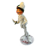 Annalee Doll 14" White Elf Pose-able New Hand Painted Face Christmas Holiday New