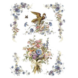 Iron Orchid Designs IOD Madeleine Rub On Transfer Pad 8 Pages, 12” x 16”