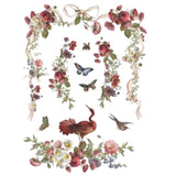 Iron Orchid Designs IOD Madeleine Rub On Transfer Pad 8 Pages, 12” x 16”