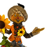 Annalee Scarecrow Sunflower Fall Autumn Thanksgiving New 11”
