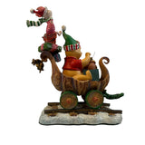 Disney TIgger Holiday Train Danbury Mint Pooh Piglet Christmas Vintage READ