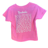 Texaholic TShirt Pink Size 2 Toddler Blue Bell Waylon Willie King George Texas