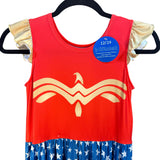 Twirl Dress Wonder Girl Super Hero Woman Red Blue New
