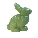 Mosser Sitting Jadeite Green Glass Bunny Rabbit USA New