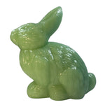 Mosser Sitting Jadeite Green Glass Bunny Rabbit USA New Easter Spring