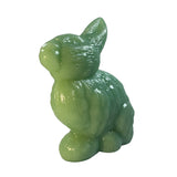Mosser Sitting Jadeite Green Glass Bunny Rabbit USA New Easter Spring