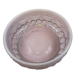 Mosser Pink Opal Eye Winker Glass Candy Dish USA New