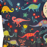 Twirl Dress Dinosaurs Blue Size 2T Pockets New Toddler STEM