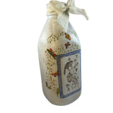 Vintage Altered Upcycled Milk Bottle Vase Cats Kittens Butterflies Floral Cottagecore