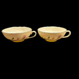 3 Vintage Franciscan Carmel Masterpiece China Coffee Teacups California MCM Tulip