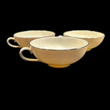 3 Vintage Franciscan Carmel Masterpiece China Coffee Teacups California MCM Tulip