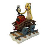 Eeyore Holiday Train Engine Disney Rabbit Danbury Mint Christmas Vintage 3.5” READ