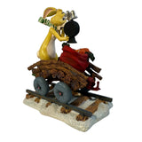 Eeyore Holiday Train Engine Disney Rabbit Danbury Mint Christmas Vintage 3.5” READ