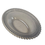 Rose’s Closet Smoke Satin Glass Hen on Nest 3 1/2” tall 4 3/4” long New