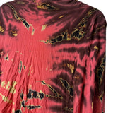 Unique Tie Dye Mulata Kimono Size L USA Long Front Short Back Boho Preworn